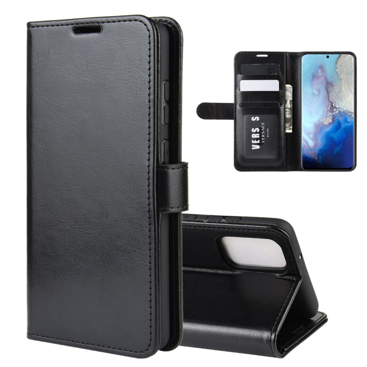 Per Galaxy S11e R64 Texture Custodia protettiva a vibrazione orizzontale singola con supporto e slot per schede e portafoglio e cornice per foto, For Galaxy S20