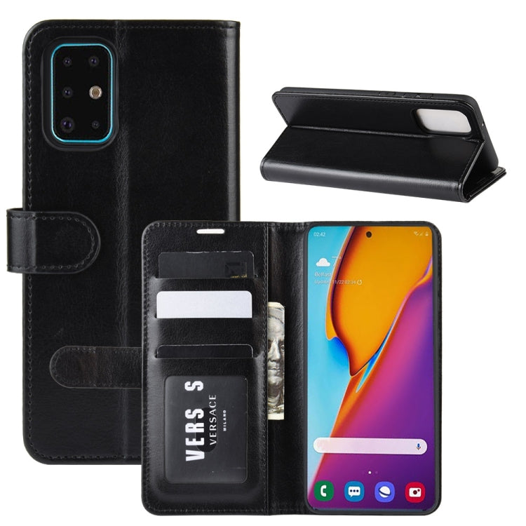 Per Galaxy S11 R64 Texture Custodia protettiva a vibrazione orizzontale singola con supporto e slot per schede e portafoglio e cornice per foto, For Galaxy S20+