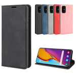 Per Galaxy S11 Custodia in pelle con ventosa magnetica per affari retro-pelle con supporto, slot per carte e portafoglio, For Samsung Galaxy S20+