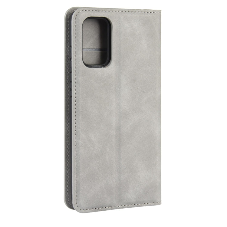 Per Galaxy S11 Custodia in pelle con ventosa magnetica per affari retro-pelle con supporto, slot per carte e portafoglio, For Samsung Galaxy S20+