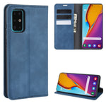 Per Galaxy S11 Custodia in pelle con ventosa magnetica per affari retro-pelle con supporto, slot per carte e portafoglio, For Samsung Galaxy S20+