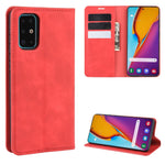 Per Galaxy S11 Custodia in pelle con ventosa magnetica per affari retro-pelle con supporto, slot per carte e portafoglio, For Samsung Galaxy S20+