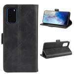 Per Galaxy S11e Custodia in pelle a vibrazione orizzontale con fibbia magnetica a doppio lato con supporto, slot per carte e portafoglio