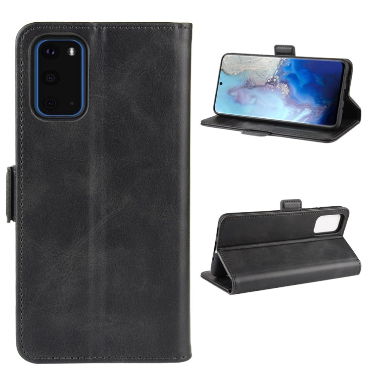 Per Galaxy S11e Custodia in pelle a vibrazione orizzontale con fibbia magnetica a doppio lato con supporto, slot per carte e portafoglio