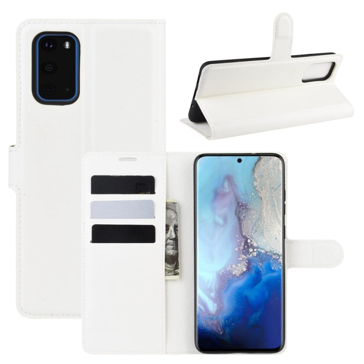 Per Galaxy S11e Litchi Texture Custodia protettiva a vibrazione orizzontale con supporto, slot per schede e portafoglio