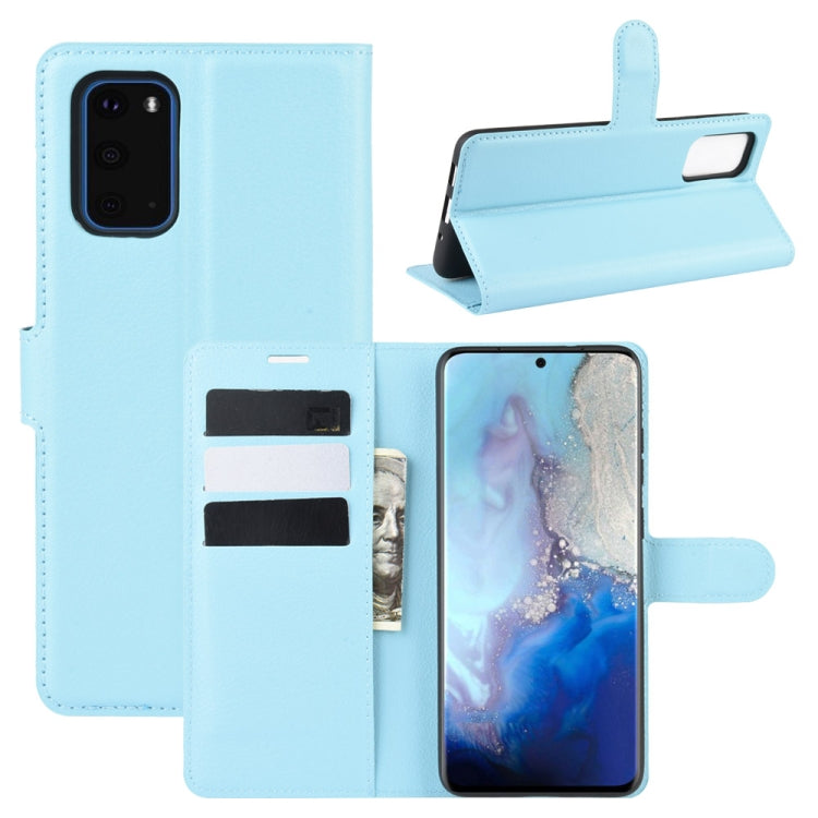 Per Galaxy S11e Litchi Texture Custodia protettiva a vibrazione orizzontale con supporto, slot per schede e portafoglio