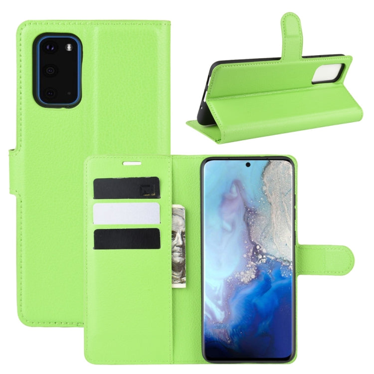 Per Galaxy S11e Litchi Texture Custodia protettiva a vibrazione orizzontale con supporto, slot per schede e portafoglio