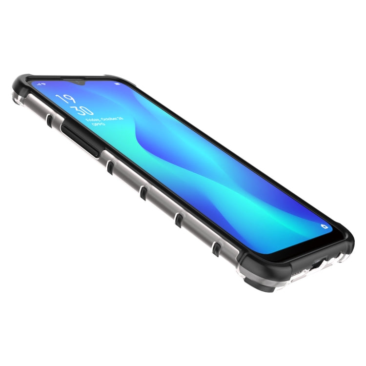 Per Oppo A1k Custodia antiurto a nido d'ape per PC + TPU