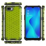 Per Oppo A1k Custodia antiurto a nido d'ape per PC + TPU