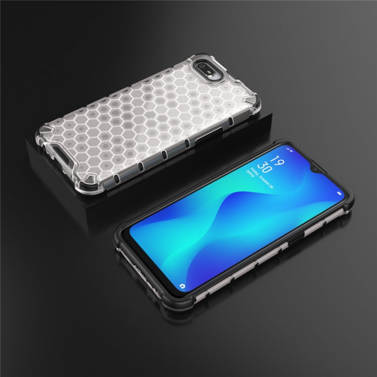 Per Oppo A1k Custodia antiurto a nido d'ape per PC + TPU