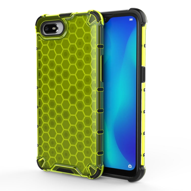 Per Oppo A1k Custodia antiurto a nido d'ape per PC + TPU