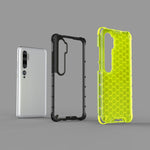Per Xiaomi Mi Note 10/Mi CC9 Pro Custodia antiurto a nido d'ape per PC + TPU