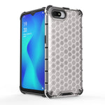Per OPPO Realme C2 PC a nido d'ape antiurto + custodia in TPU, For OPPO Realme C2