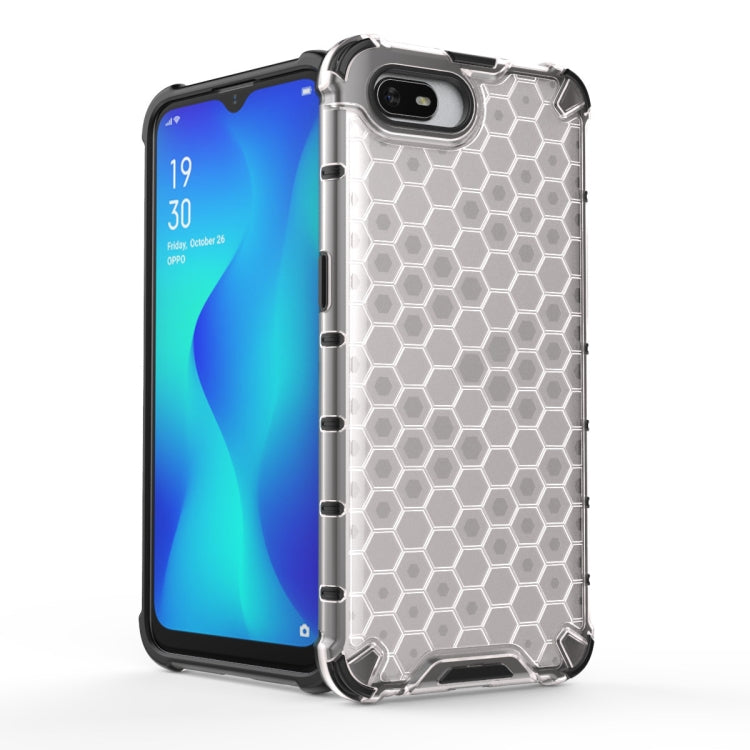 Per OPPO Realme C2 PC a nido d'ape antiurto + custodia in TPU, For OPPO Realme C2