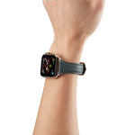 Per Apple Watch 3/2/1 generazione cinturino in pelle sottile universale da 38 mm