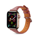 Per Apple Watch 3/2/1 generazione cinturino in pelle sottile universale da 38 mm