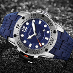OCHSTIN 6124 Orologio da uomo impermeabile con luce notturna Orologio sportivo al quarzo Orologio in silicone
