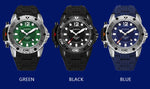 OCHSTIN 6124 Orologio da uomo impermeabile con luce notturna Orologio sportivo al quarzo Orologio in silicone