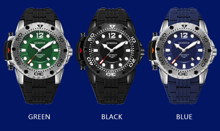 OCHSTIN 6124 Orologio da uomo impermeabile con luce notturna Orologio sportivo al quarzo Orologio in silicone