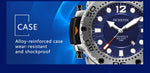 OCHSTIN 6124 Orologio da uomo impermeabile con luce notturna Orologio sportivo al quarzo Orologio in silicone