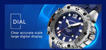 OCHSTIN 6124 Orologio da uomo impermeabile con luce notturna Orologio sportivo al quarzo Orologio in silicone