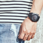 OCHSTIN 6125A Orologio da uomo impermeabile al quarzo con cronografo sportivo da uomo multifunzione
