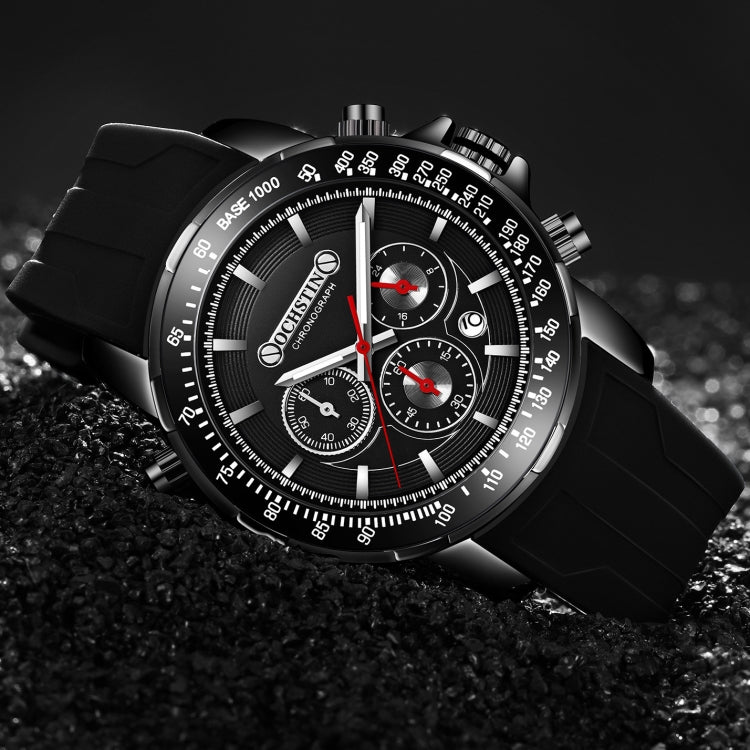 OCHSTIN 6125A Orologio da uomo impermeabile al quarzo con cronografo sportivo da uomo multifunzione