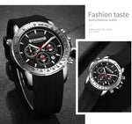 OCHSTIN 6125A Orologio da uomo impermeabile al quarzo con cronografo sportivo da uomo multifunzione
