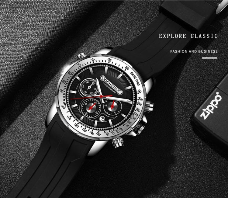 OCHSTIN 6125A Orologio da uomo impermeabile al quarzo con cronografo sportivo da uomo multifunzione