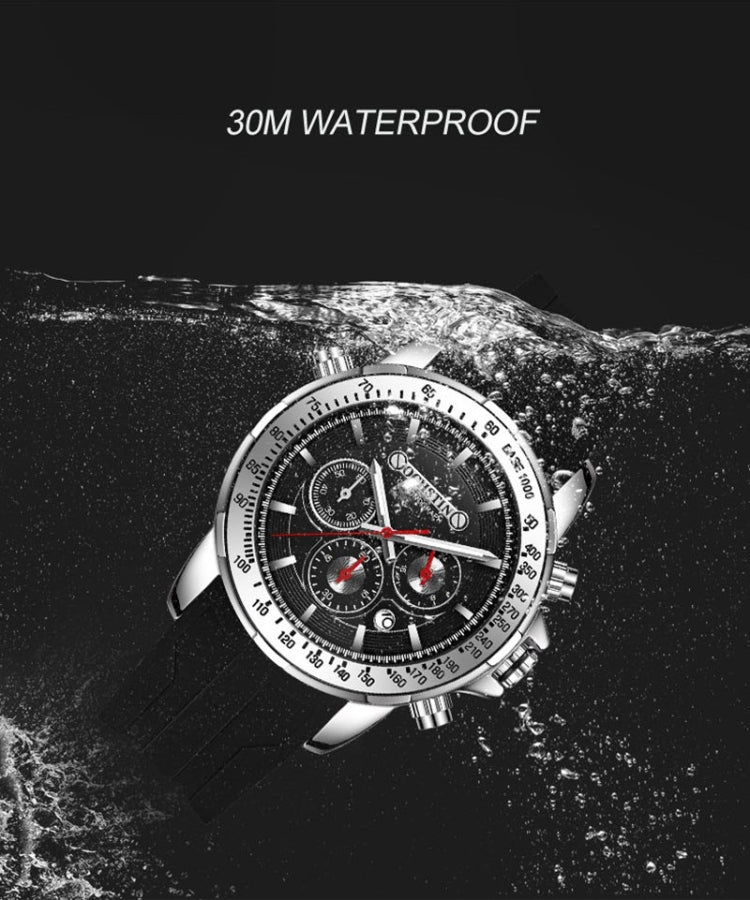 OCHSTIN 6125A Orologio da uomo impermeabile al quarzo con cronografo sportivo da uomo multifunzione