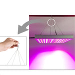 45W 144LED Illuminazione a spettro completo per piante Fitolampy per piante Fiori Piantina Coltivazione Lampade a LED Coltiva la luce AC85-265V, US, EU, AU, UK