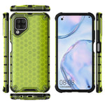 Per Huawei Nova 6 SE Custodia antiurto a nido d'ape per PC + TPU, For Huawei Nova 6 SE