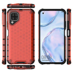 Per Huawei Nova 6 SE Custodia antiurto a nido d'ape per PC + TPU, For Huawei Nova 6 SE