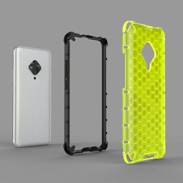 Per Vivo S5 custodia antiurto a nido d'ape per PC + TPU, For Vivo S5