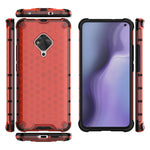 Per Vivo S5 custodia antiurto a nido d'ape per PC + TPU, For Vivo S5