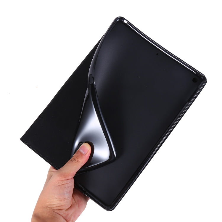 Guscio protettivo piatto in TPU stile panno, For iPad 10.2