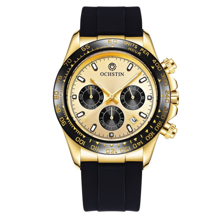 OCHSTIN 6103 Orologio al quarzo multifunzione Cinturino in silicone Orologio sportivo luminoso impermeabile