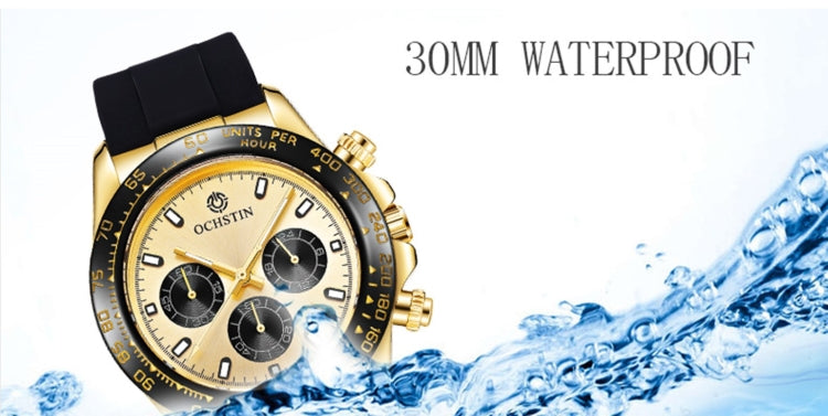 OCHSTIN 6103 Orologio al quarzo multifunzione Cinturino in silicone Orologio sportivo luminoso impermeabile