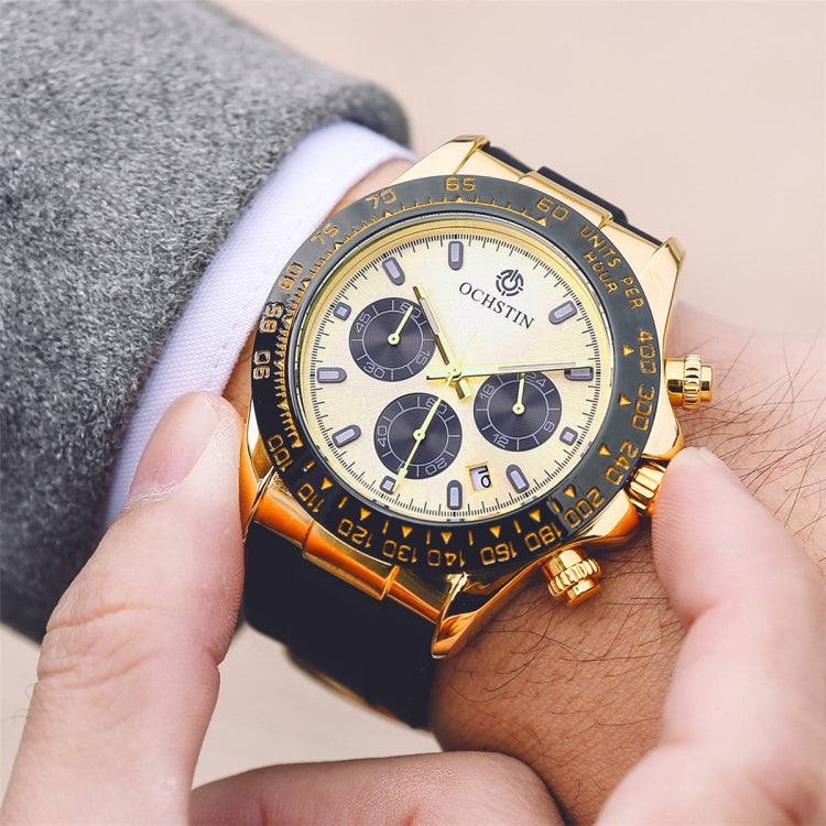 OCHSTIN 6103 Orologio al quarzo multifunzione Cinturino in silicone Orologio sportivo luminoso impermeabile