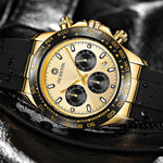 OCHSTIN 6103 Orologio al quarzo multifunzione Cinturino in silicone Orologio sportivo luminoso impermeabile