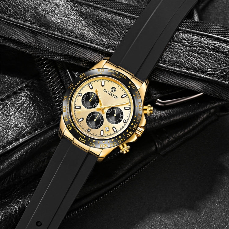 OCHSTIN 6103 Orologio al quarzo multifunzione Cinturino in silicone Orologio sportivo luminoso impermeabile