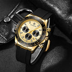 OCHSTIN 6103 Orologio al quarzo multifunzione Cinturino in silicone Orologio sportivo luminoso impermeabile