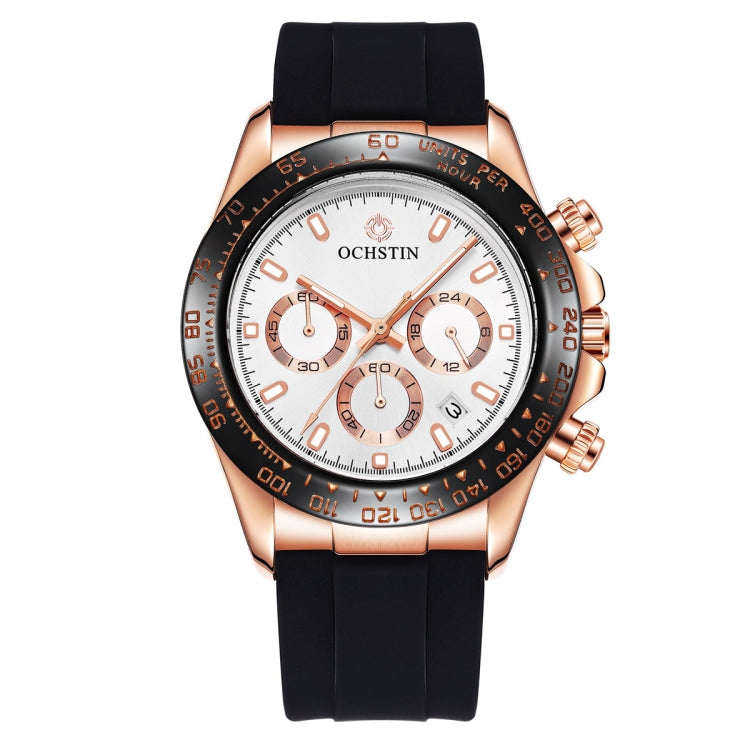 OCHSTIN 6103 Orologio al quarzo multifunzione Cinturino in silicone Orologio sportivo luminoso impermeabile