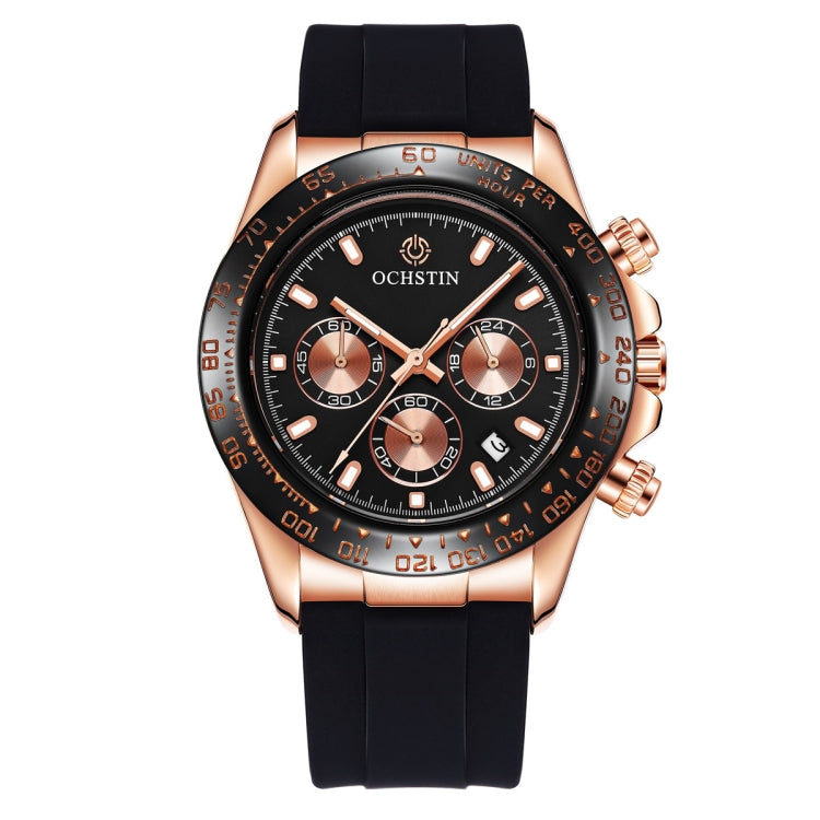 OCHSTIN 6103 Orologio al quarzo multifunzione Cinturino in silicone Orologio sportivo luminoso impermeabile