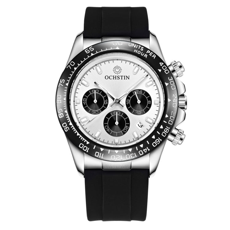 OCHSTIN 6103 Orologio al quarzo multifunzione Cinturino in silicone Orologio sportivo luminoso impermeabile