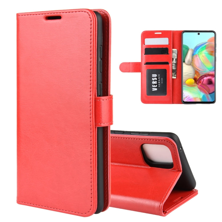 Per Galaxy A81 / M60S / Note 10 Lite R64 Texture Custodia protettiva a vibrazione orizzontale singola con supporto e slot per schede e portafoglio e cornice per foto, For Galaxy A81 / M60S / Note 10 Lite