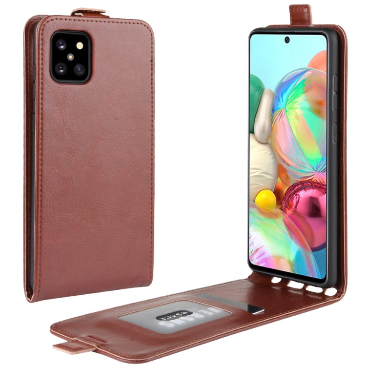Per Galaxy A81 / M60S / Note 10 Lite R64 Texture Custodia protettiva in pelle con vibrazione verticale singola con slot per schede e cornice per foto, For Galaxy A81 / M60S / Note 10 Lite