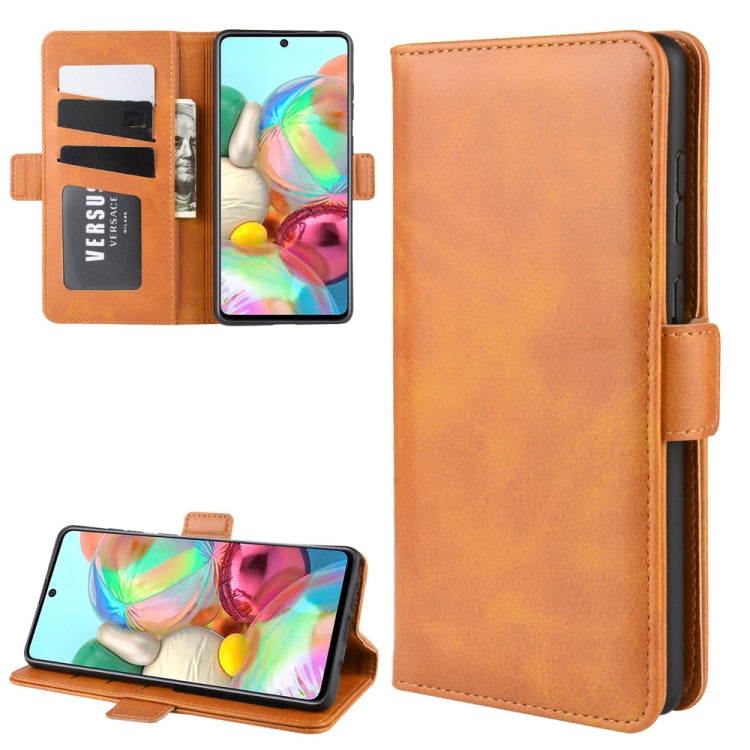 Per Galaxy A81 / M60S / Note 10 Lite Custodia in pelle a vibrazione orizzontale con fibbia magnetica a doppio lato con supporto e slot per schede e portafoglio, For Galaxy A81 / M60S / Note 10 Lite