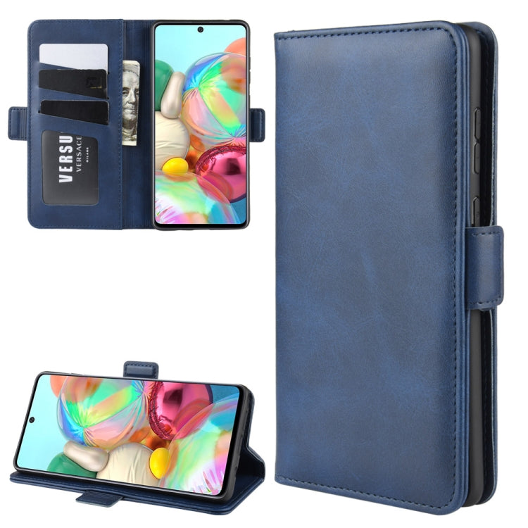 Per Galaxy A81 / M60S / Note 10 Lite Custodia in pelle a vibrazione orizzontale con fibbia magnetica a doppio lato con supporto e slot per schede e portafoglio, For Galaxy A81 / M60S / Note 10 Lite