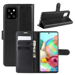 Per Galaxy A81 / M60S / Note 10 Lite Custodia protettiva a vibrazione orizzontale con texture Litchi con supporto e slot per schede e portafoglio, For Galaxy A81
